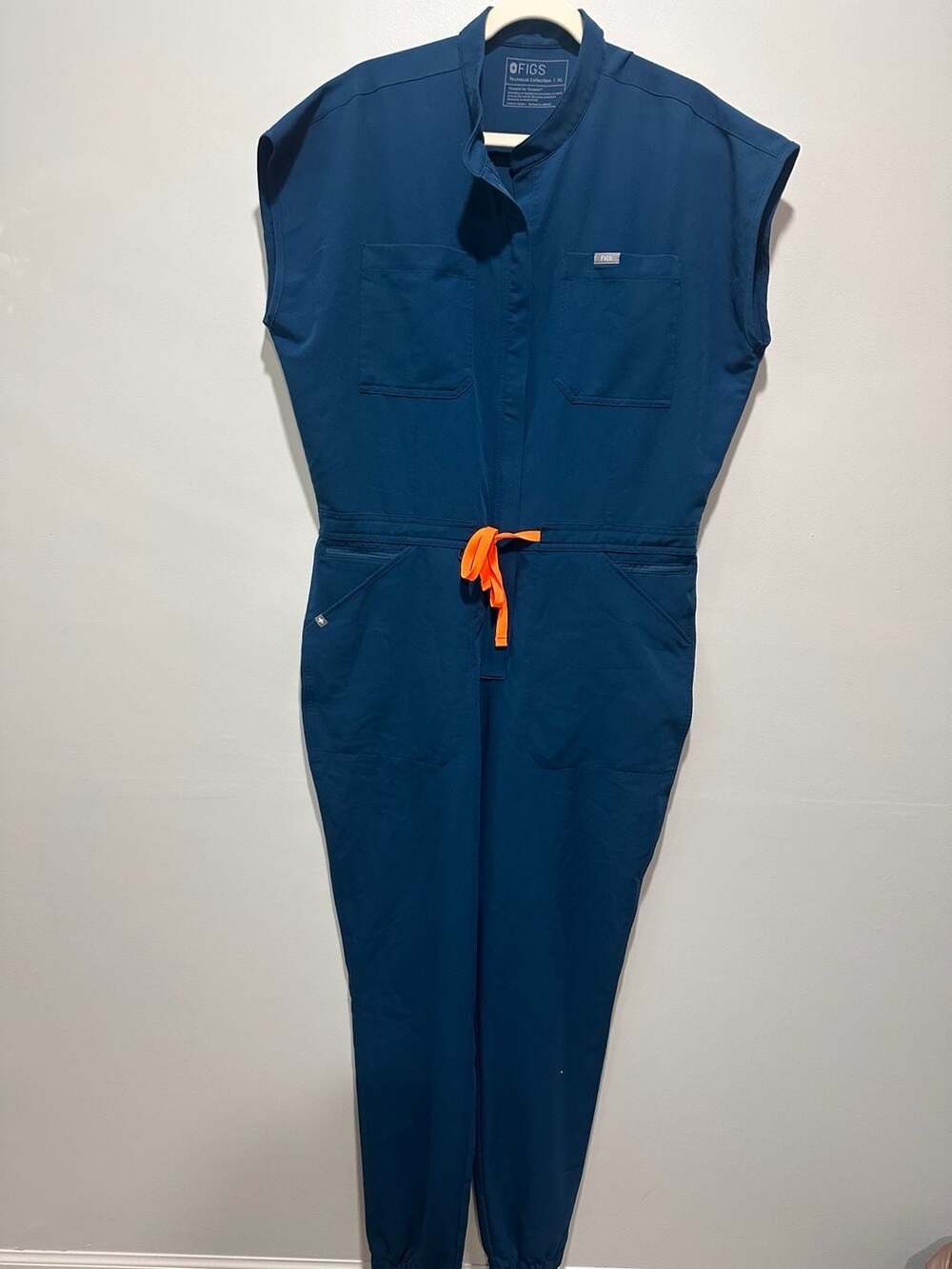 FIGS Rafaela Jogger Scrub Jumpsuit Size XL Blue